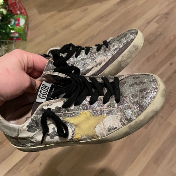 Golden Goose Superstars - Glitter Leopard - Size 6 (36) - Picture 5 of 7